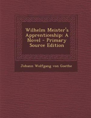 Front cover_Wilhelm Meister's Apprenticeship