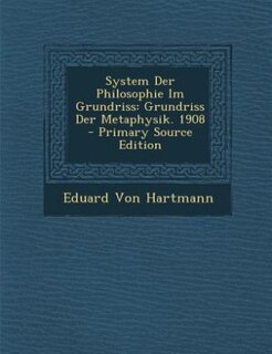 Couverture_System Der Philosophie Im Grundriss