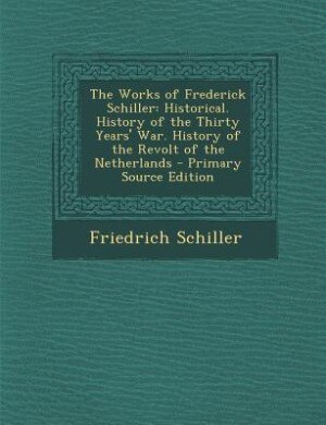 Front cover_The Works of Frederick Schiller