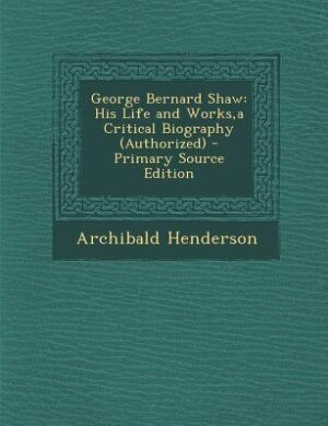 Front cover_George Bernard Shaw