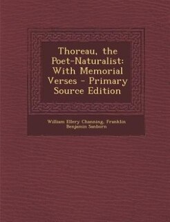 Front cover_Thoreau, the Poet-Naturalist
