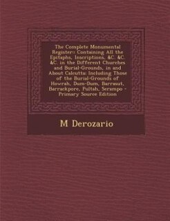 Front cover_The Complete Monumental Register