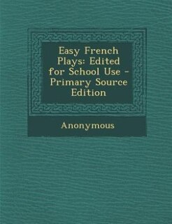 Couverture_Easy French Plays