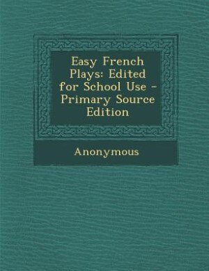 Couverture_Easy French Plays