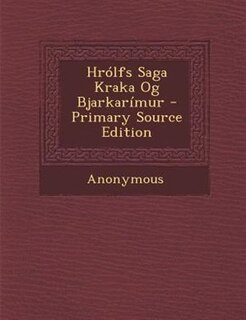 Front cover_Hrólfs Saga Kraka Og Bjarkarímur