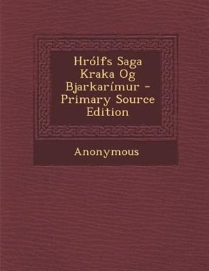 Front cover_Hrólfs Saga Kraka Og Bjarkarímur