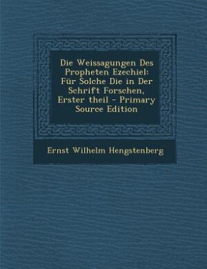 Couverture_Die Weissagungen Des Propheten Ezechiel