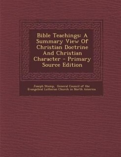 Front cover_Bible Teachings
