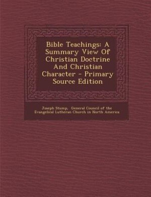 Front cover_Bible Teachings