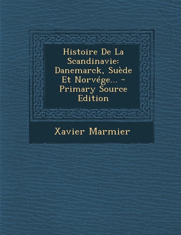Front cover_Histoire de La Scandinavie
