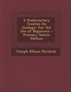 Couverture_A Rudimentary Treatise On Geology