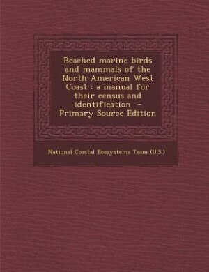 Front cover_Beached marine birds and mammals of the North American West Coast