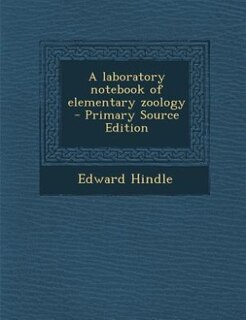 Front cover_A laboratory notebook of elementary zoology  - Primary Source Edition