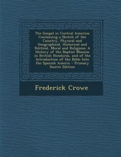 Couverture_The Gospel in Central America