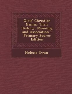 Front cover_Girls' Christian Names