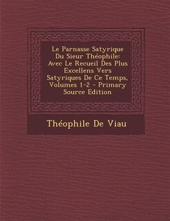 Couverture_Le Parnasse Satyrique Du Sieur Théophile