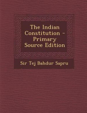 Front cover_The Indian Constitution