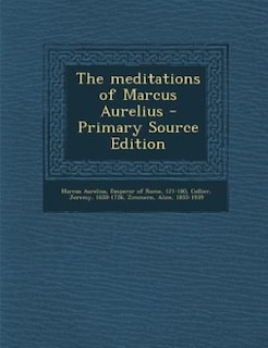 The meditations of Marcus Aurelius