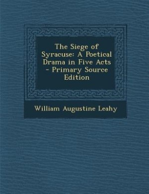 Front cover_The Siege of Syracuse