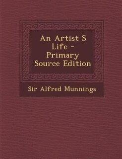 Front cover_An Artist S Life
