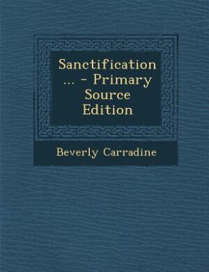 Couverture_Sanctification... - Primary Source Edition