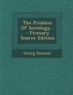 Couverture_The Problem Of Sociology...