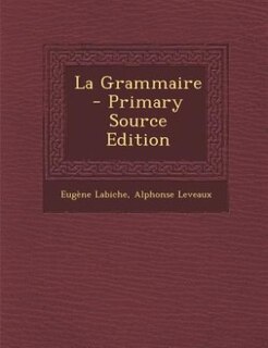 Front cover_La Grammaire