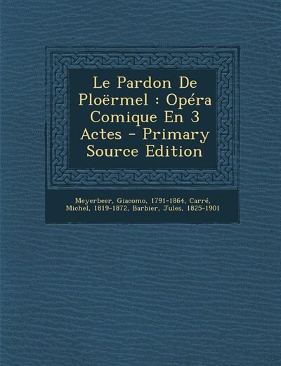 Front cover_Le Pardon De Ploërmel