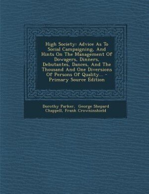 Front cover_High Society