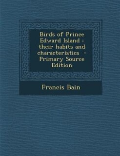 Front cover_Birds of Prince Edward Island