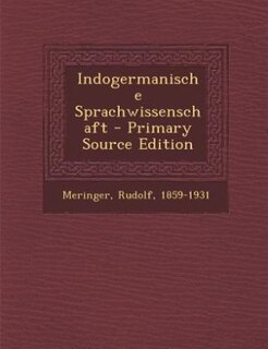 Couverture_Indogermanische Sprachwissenschaft - Primary Source Edition