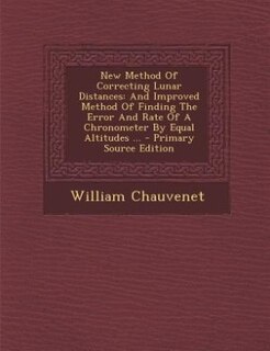 Front cover_New Method Of Correcting Lunar Distances