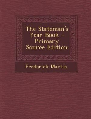 Couverture_The Stateman's Year-Book