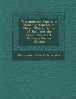 Front cover_Westminster Papers