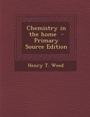 Couverture_Chemistry in the home