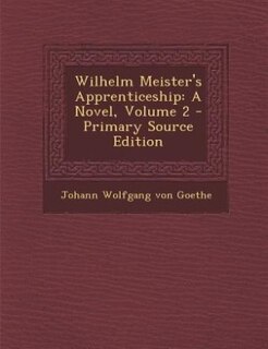 Front cover_Wilhelm Meister's Apprenticeship