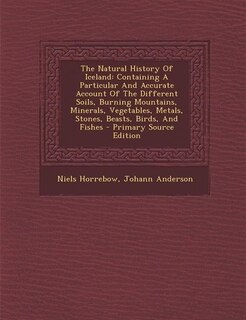 Front cover_The Natural History Of Iceland