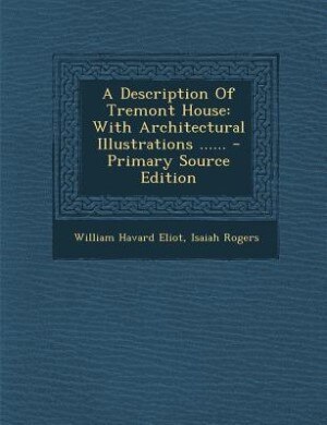 Couverture_A Description Of Tremont House