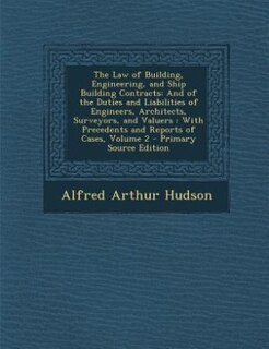 Front cover_The Law of Building, Engineering, and Ship Building Contracts