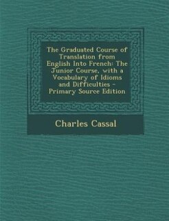 Front cover_The Graduated Course of Translation from English Into French