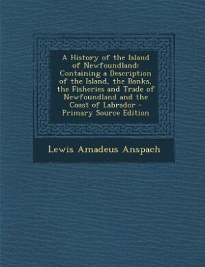 Couverture_A History of the Island of Newfoundland