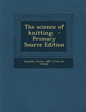 Couverture_The science of knitting;