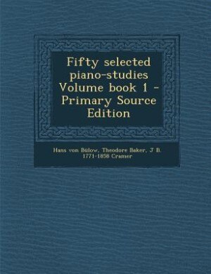 Couverture_Fifty selected piano-studies Volume book 1