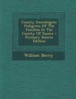 Front cover_County Genealogies