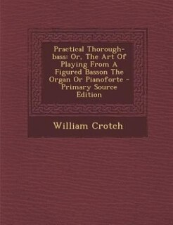 Front cover_Practical Thorough-bass