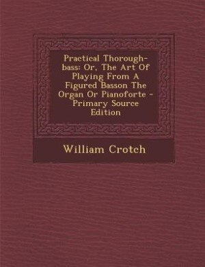 Front cover_Practical Thorough-bass