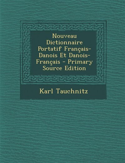 Couverture_Nouveau Dictionnaire Portatif Français-Danois Et Danois-Français