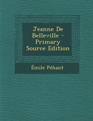 Couverture_Jeanne De Belleville