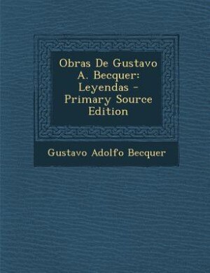 Front cover_Obras De Gustavo A. Becquer