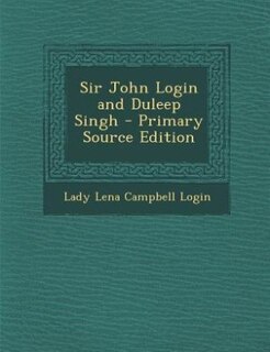 Front cover_Sir John Login and Duleep Singh